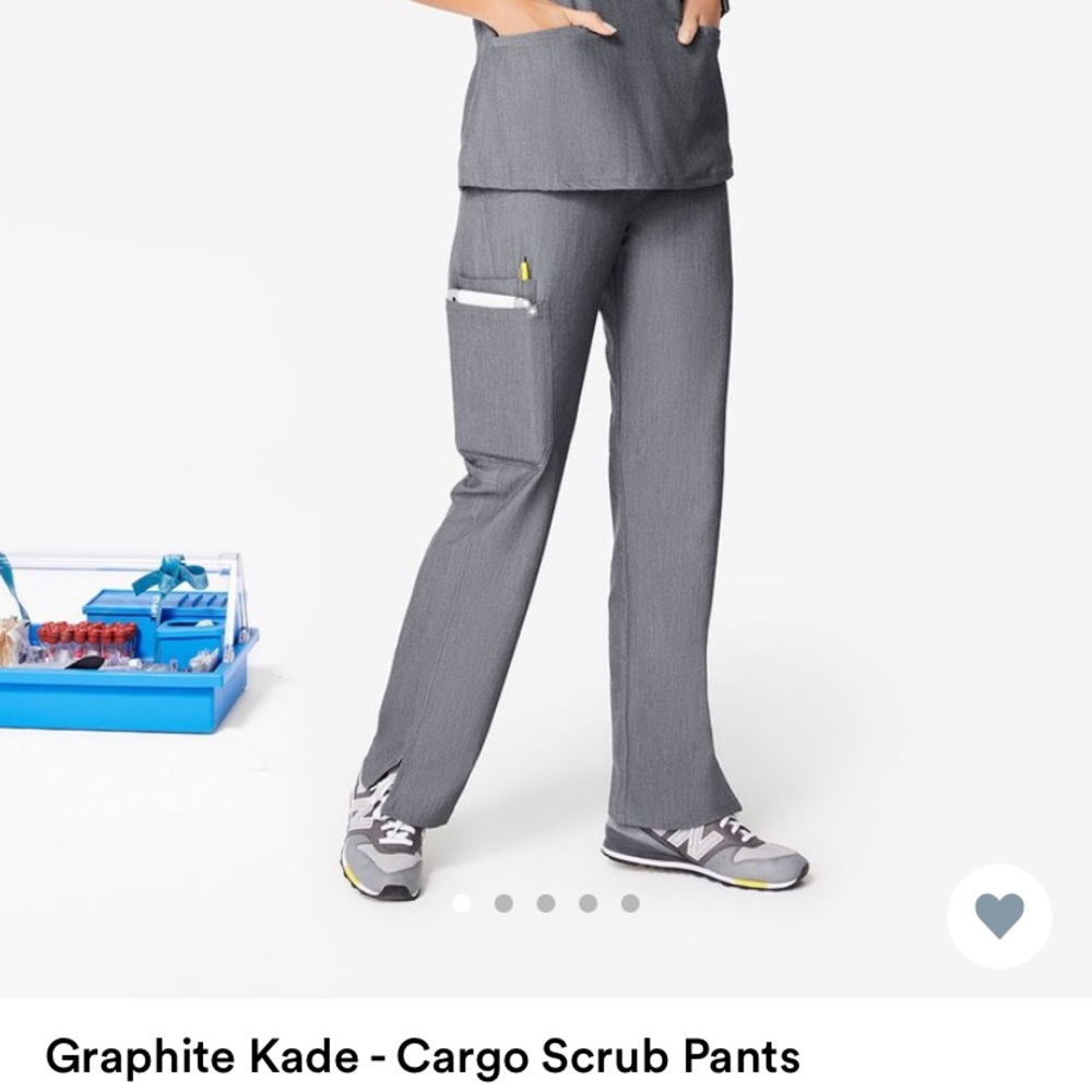 Figs Graphite Kade Cargo Scrub Pants